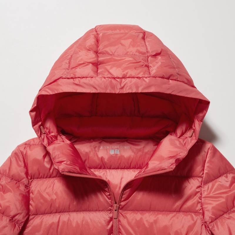 Uniqlo Ultra Light Down Ženske Parka Crvene | 1304-BDNZY