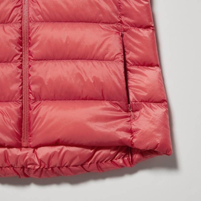 Uniqlo Ultra Light Down Ženske Parka Crvene | 1304-BDNZY