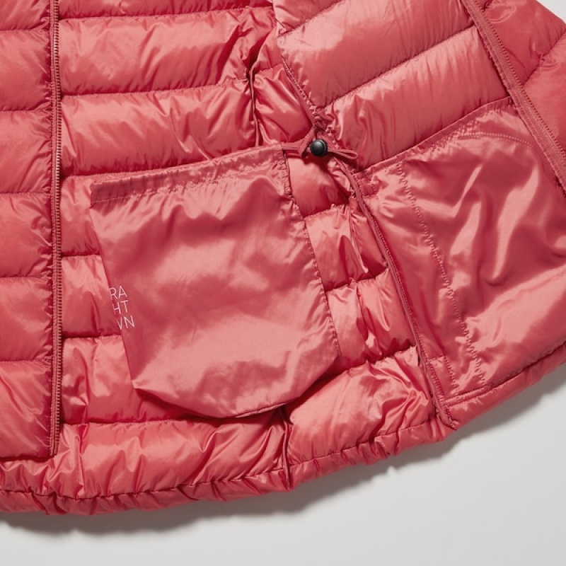 Uniqlo Ultra Light Down Ženske Parka Crvene | 1304-BDNZY