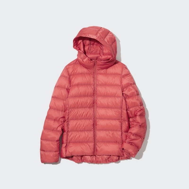 Uniqlo Ultra Light Down Ženske Parka Crvene | 1304-BDNZY