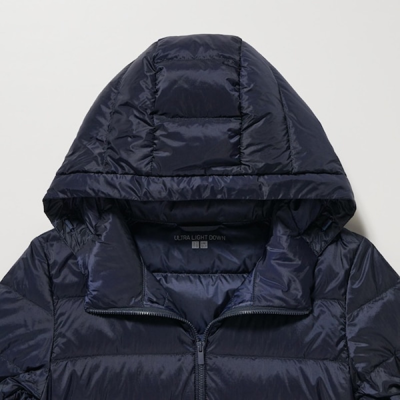 Uniqlo Ultra Light Down Ženske Parka Tamnoplave | 9856-EFWUZ