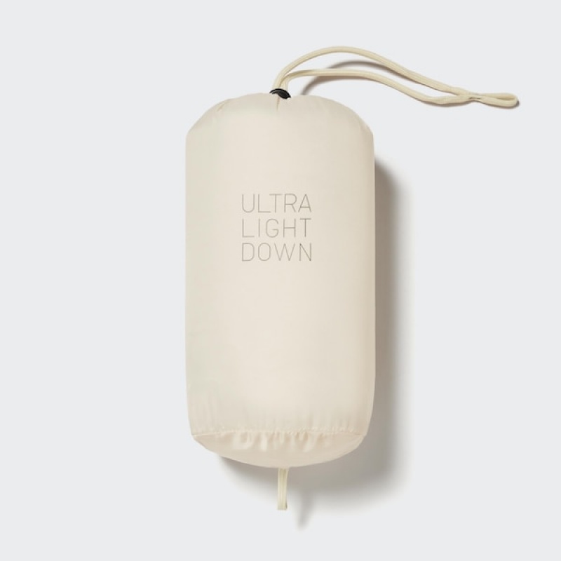 Uniqlo Ultra Light Down Ženske Prsluk Bijele | 7092-UGPVQ