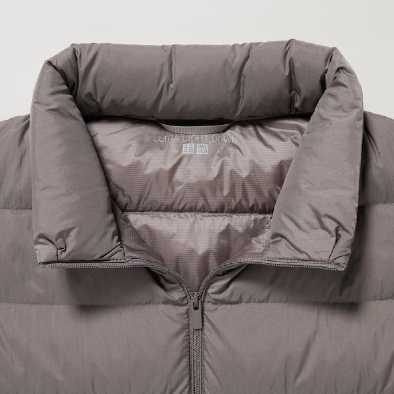 Uniqlo Ultra Light Down Ženske Prsluk Sive | 3786-NRCKB
