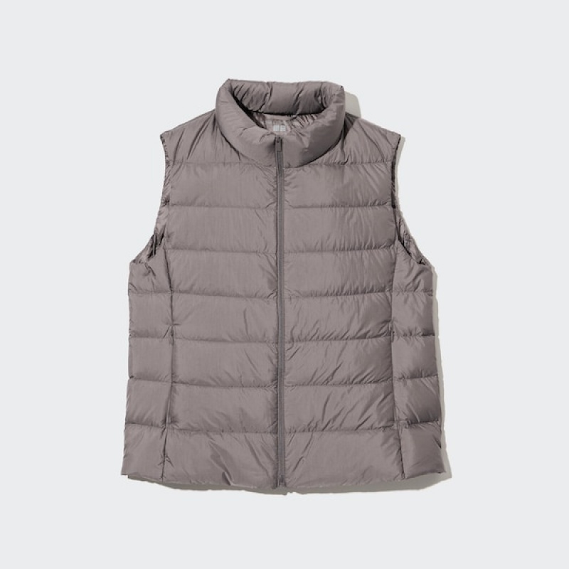 Uniqlo Ultra Light Down Ženske Prsluk Sive | 3786-NRCKB