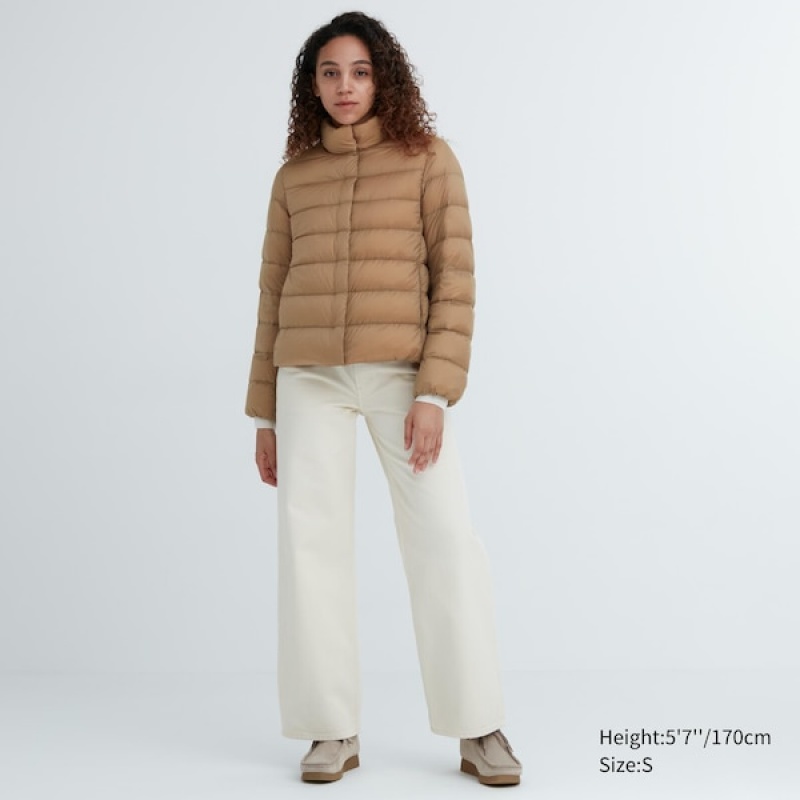 Uniqlo Ultra Light Down Ženske jackets Bež | 0196-DTMJA