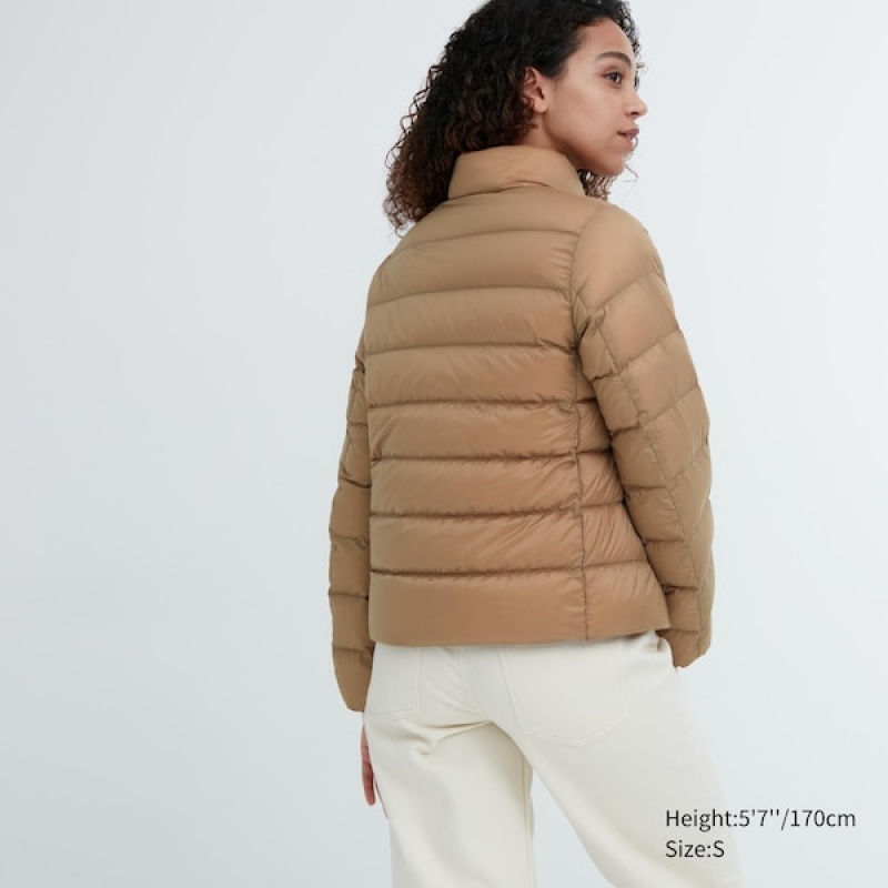 Uniqlo Ultra Light Down Ženske jackets Bež | 0196-DTMJA