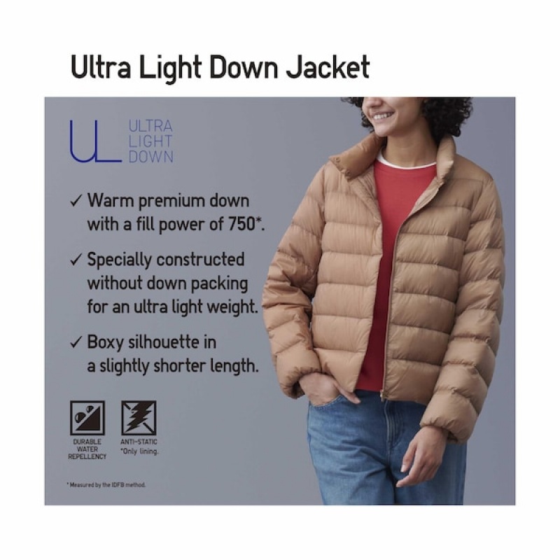 Uniqlo Ultra Light Down Ženske jackets Bijele | 8631-HKVYA