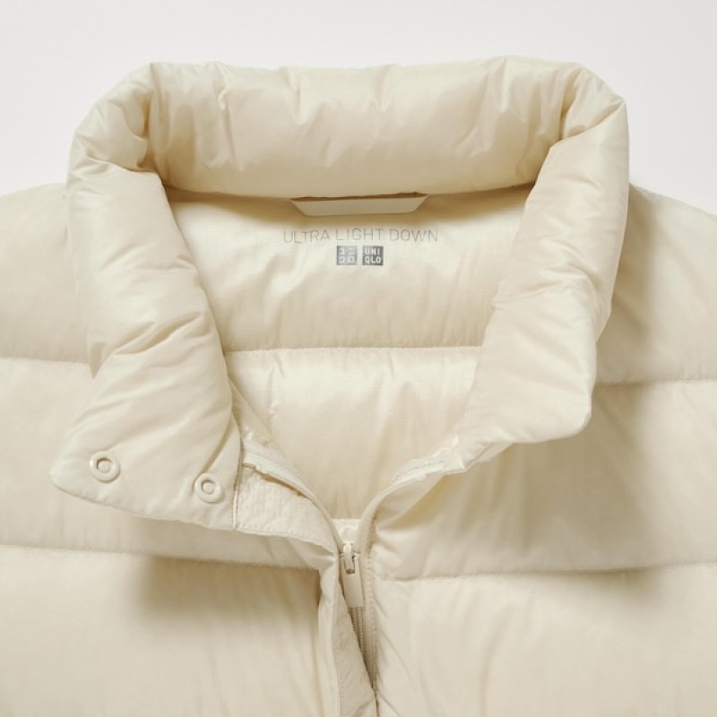 Uniqlo Ultra Light Down Ženske jackets Bijele | 8631-HKVYA