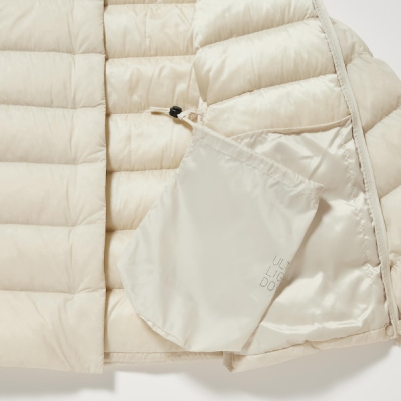 Uniqlo Ultra Light Down Ženske jackets Bijele | 8631-HKVYA