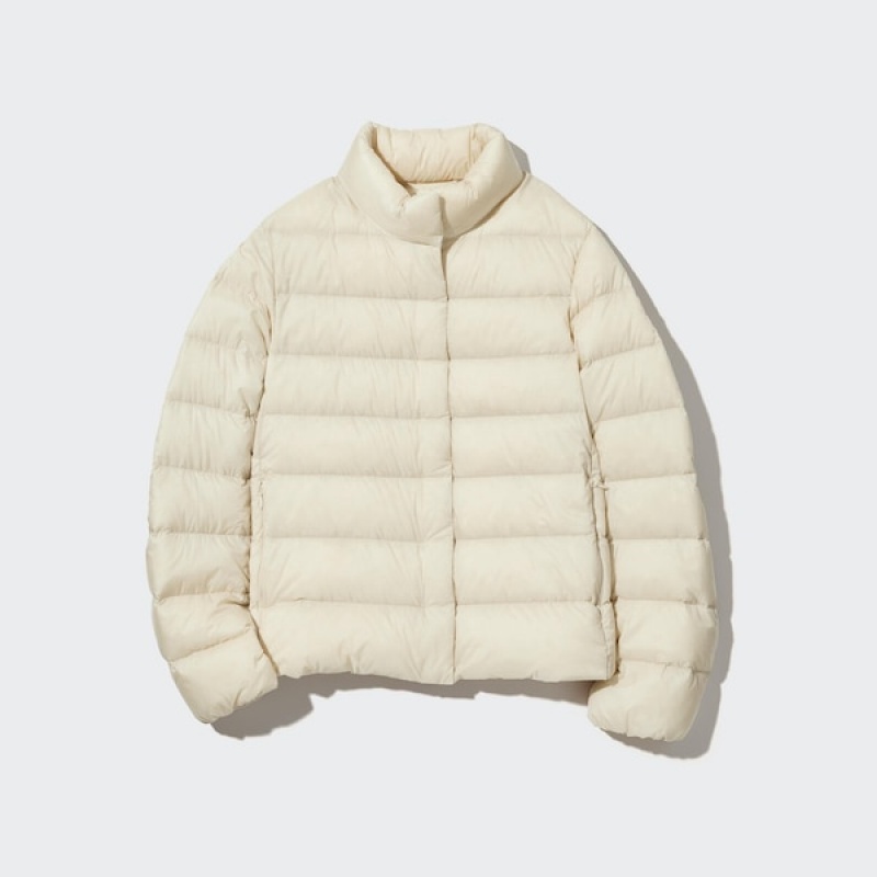 Uniqlo Ultra Light Down Ženske jackets Bijele | 8631-HKVYA