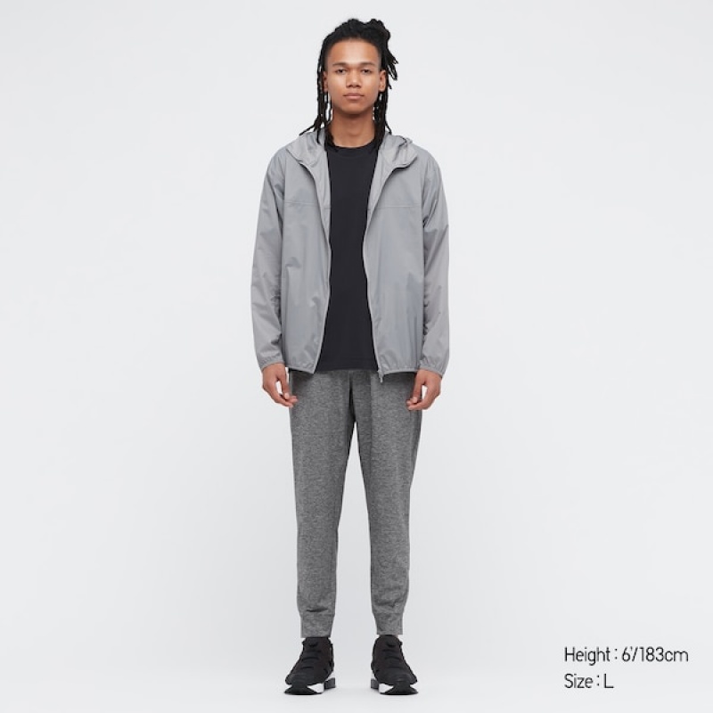 Uniqlo Ultra Stretch Active Muške Jogger Hlače Crne | 6987-ACEVX