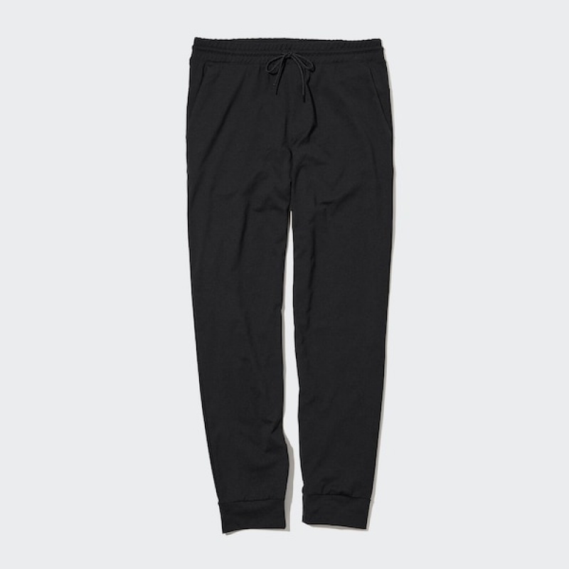 Uniqlo Ultra Stretch Active Muške Jogger Hlače Crne | 4635-YQPLC