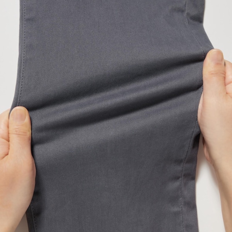 Uniqlo Ultra Stretch Color Muške Traperice Tamno Sive | 2095-BEULM