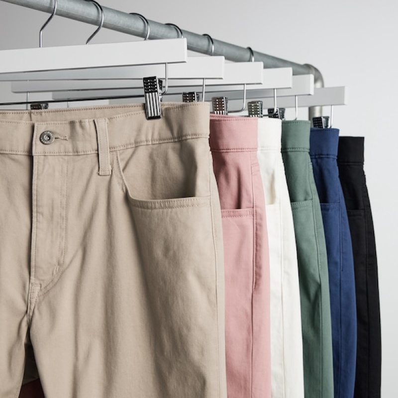 Uniqlo Ultra Stretch Color Muške Traperice Tamno Sive | 2095-BEULM