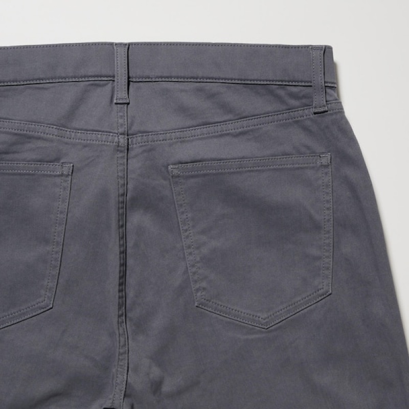 Uniqlo Ultra Stretch Color Muške Traperice Tamno Sive | 2095-BEULM