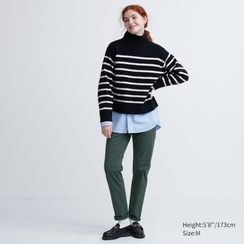 Uniqlo Ultra Stretch Color Ženske Traperice Zelene | 0517-WFEYG