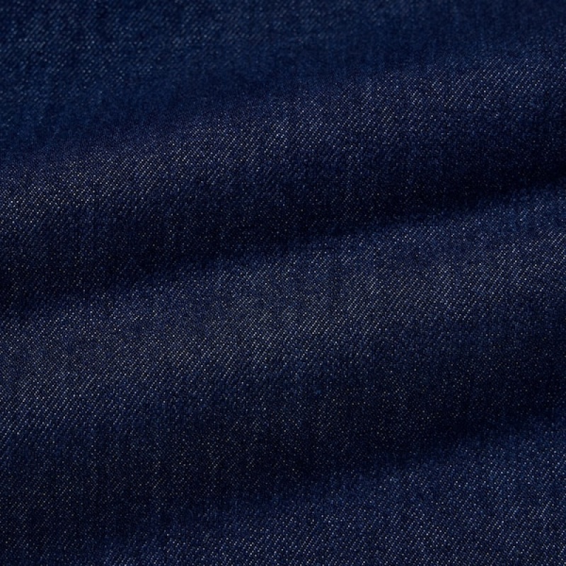 Uniqlo Ultra Stretch Denim Leggings Ženske Hlače Tamnoplave | 5019-KWVHZ