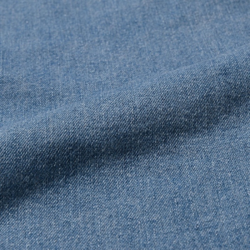 Uniqlo Ultra Stretch Distressed Muške Traperice Plave | 0468-JTVEG