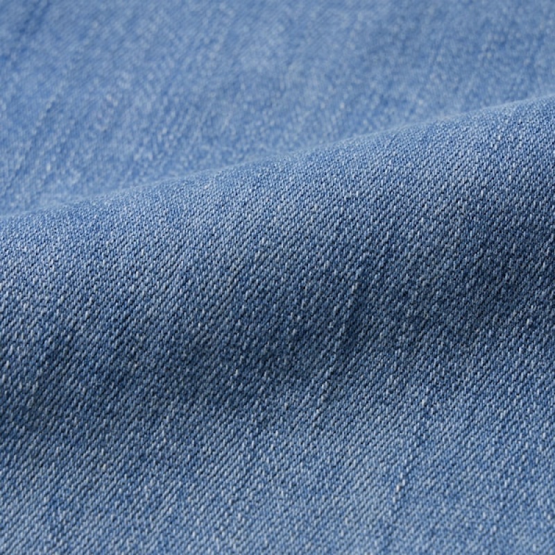 Uniqlo Ultra Stretch Distressed Ženske Traperice Plave | 3671-HNIME