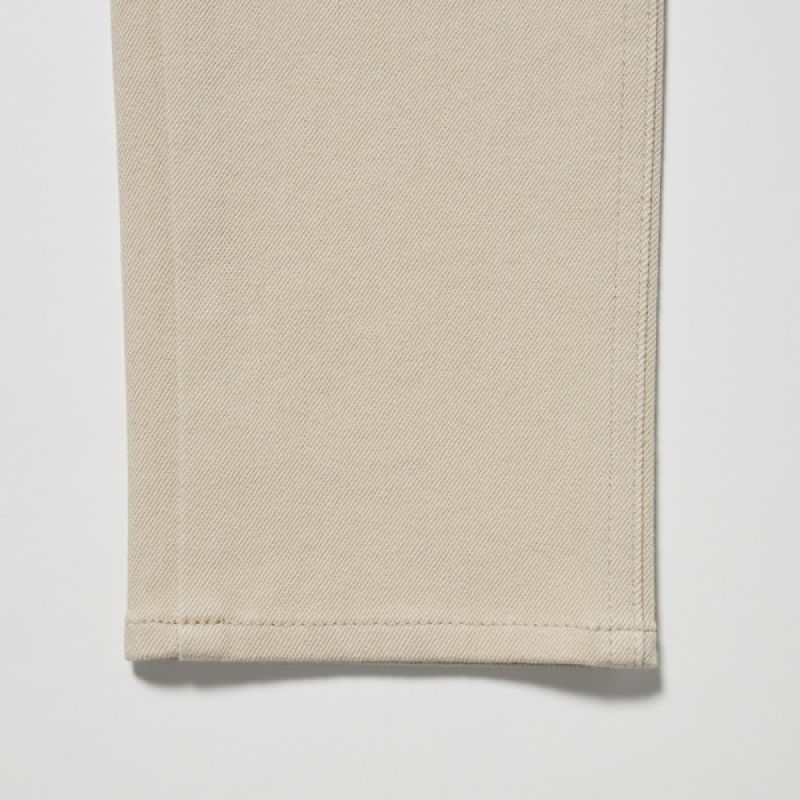 Uniqlo Ultra Stretch Leggings Ženske Hlače Bež | 1826-MXUOQ