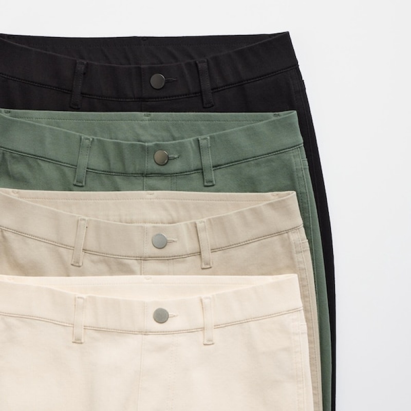 Uniqlo Ultra Stretch Leggings Ženske Hlače Bež | 1826-MXUOQ