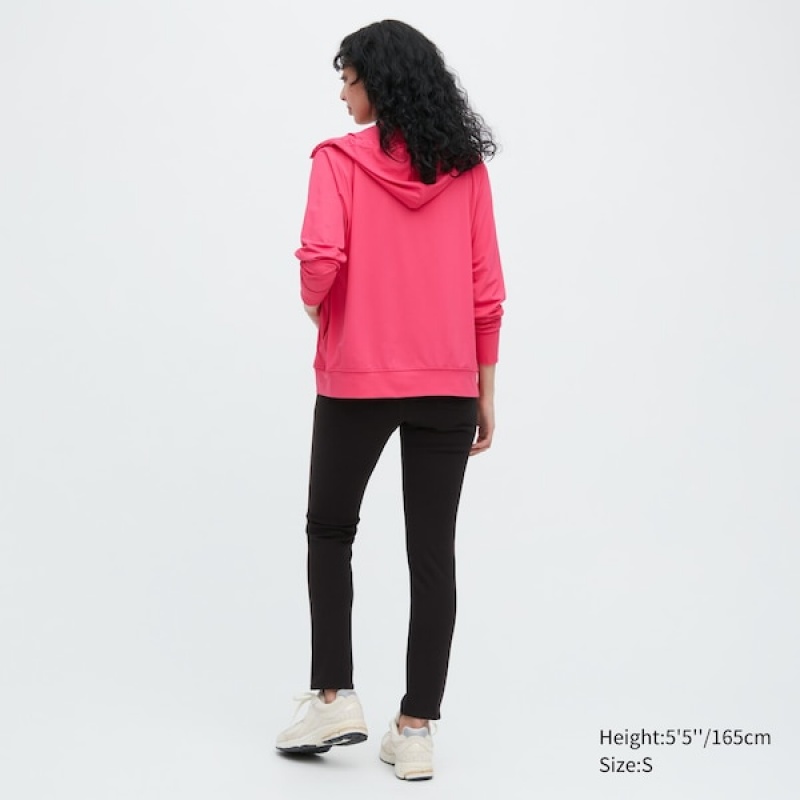 Uniqlo Ultra Stretch Leggings Ženske Hlače Crne | 5148-AYKZR