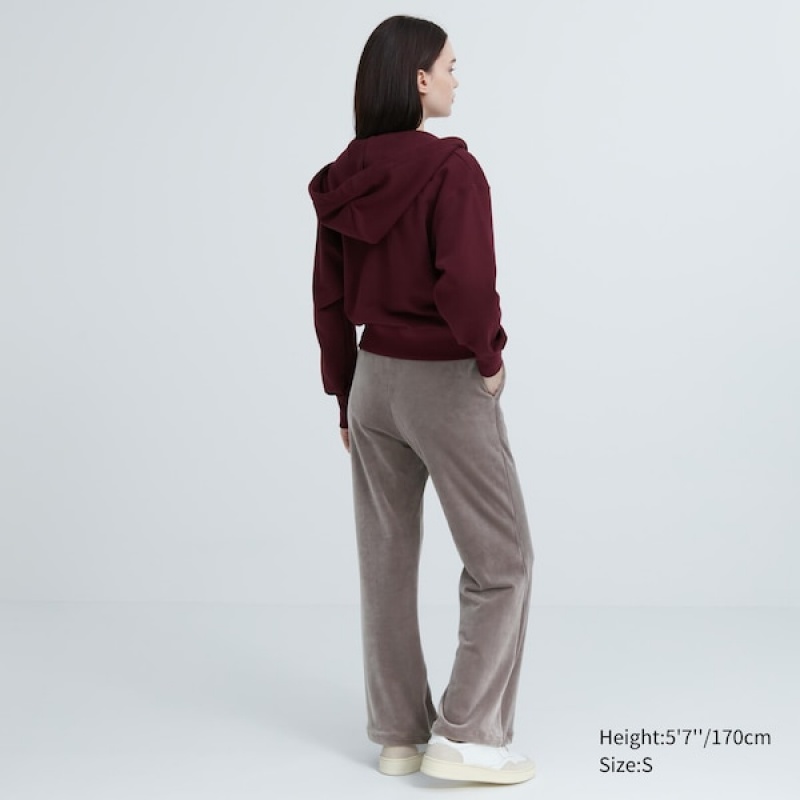 Uniqlo Ultra Stretch Smooth Ženske Hlače Smeđe | 5374-SQGTA