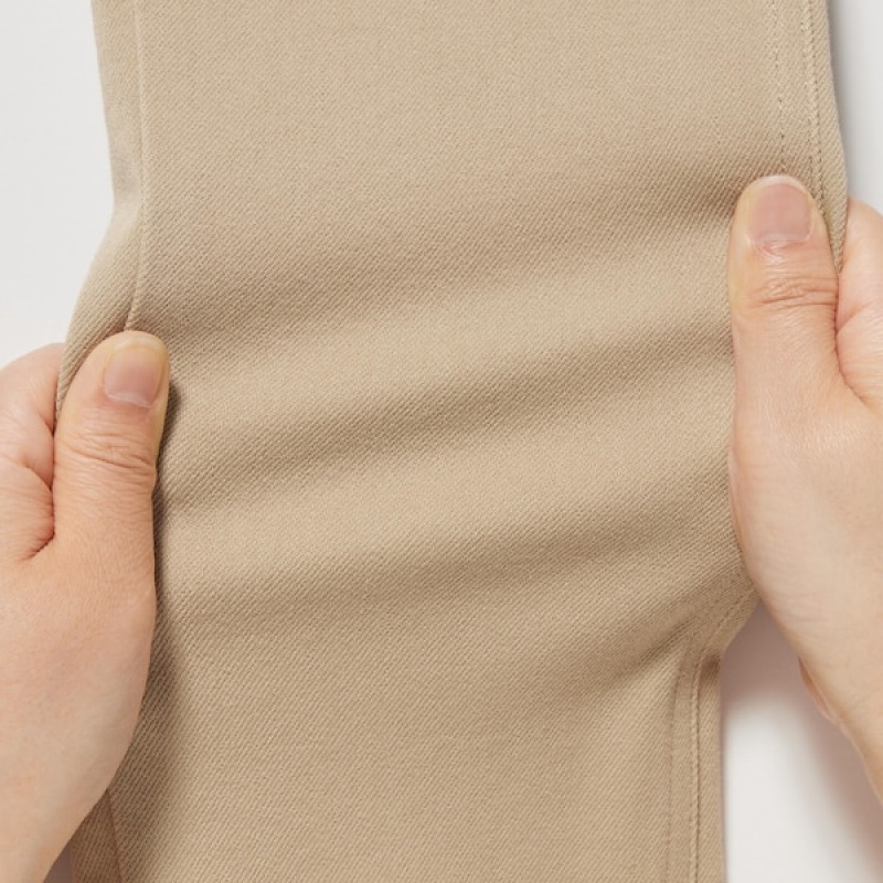 Uniqlo Ultra Stretch Ženske Tajice Bež | 0235-BNDGO