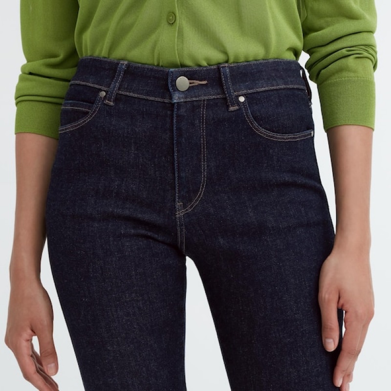 Uniqlo Ultra Stretch Ženske Traperice Tamnoplave | 7306-XBJWM