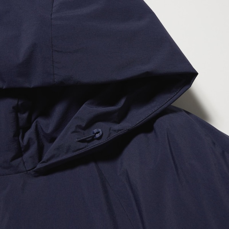 Uniqlo Ultra Warm Hibrid Down Long Ženske Kaputi Tamnoplave | 1470-EMGVK