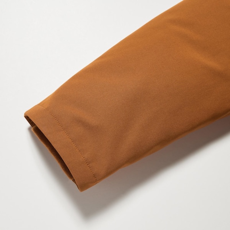 Uniqlo Ultra Warm Hibrid Down Muške Kaputi Smeđe | MICLOY-174
