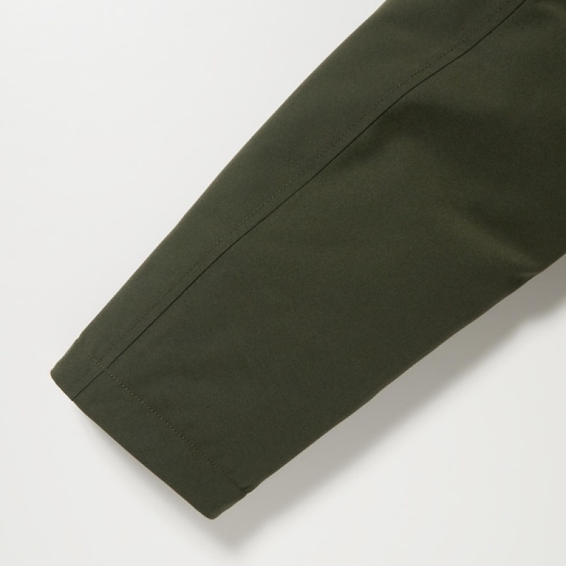 Uniqlo Ultra Warm Hibrid Down Muške Kaputi Maslinasto Zelene | MLQYCT-406