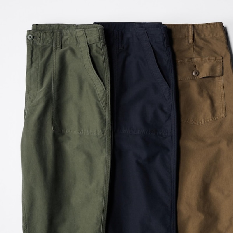 Uniqlo Utility Work Muške Hlače Bijele | 0572-HQYKJ