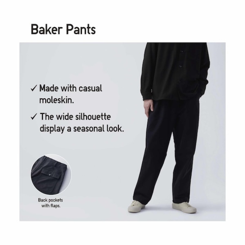 Uniqlo Utility Work Muške Hlače Bijele | 0572-HQYKJ