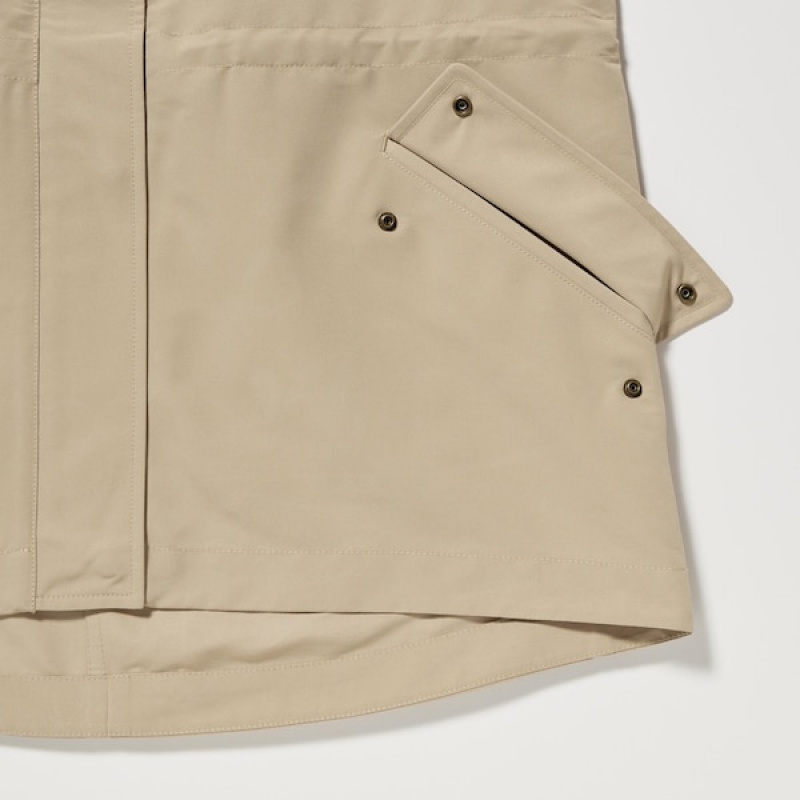 Uniqlo Utility Ženske Parka Bež | 2607-WOUHT