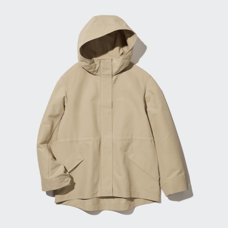 Uniqlo Utility Ženske Parka Bež | 2607-WOUHT