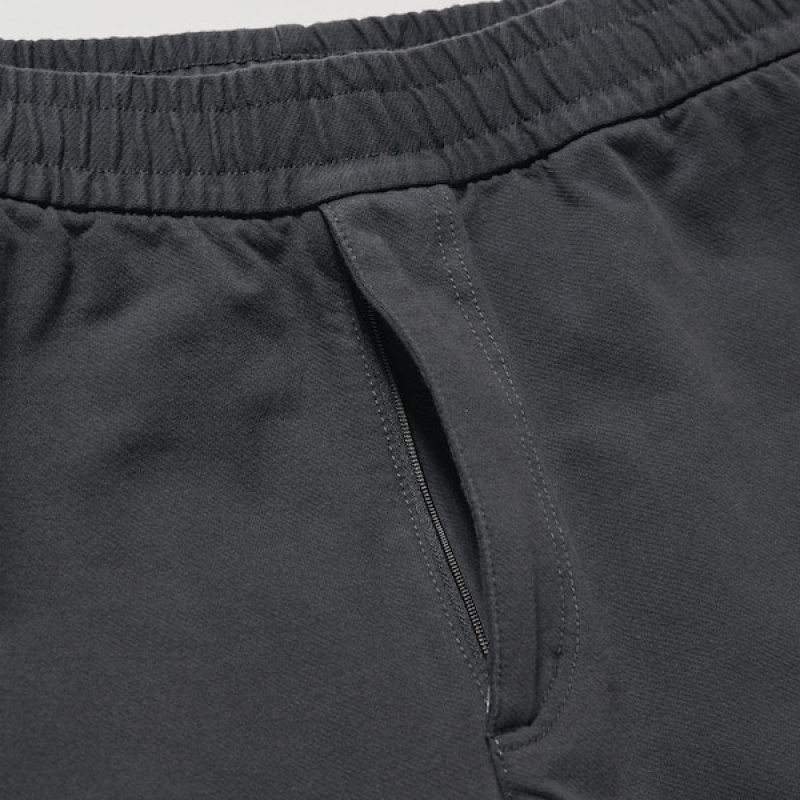 Uniqlo Washed Jersey Muške Jogger Hlače Bež | 4961-RQEIX