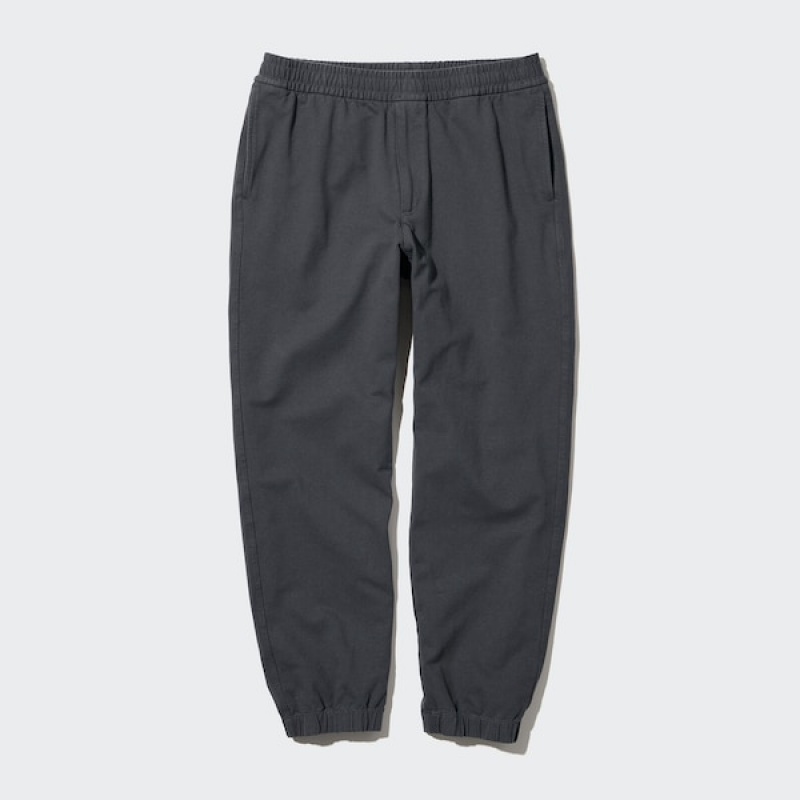 Uniqlo Washed Jersey Muške Jogger Hlače Bež | 4961-RQEIX