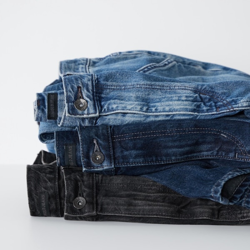 Uniqlo Wide-Fit Muške Traperice Plave | 5023-PALGH