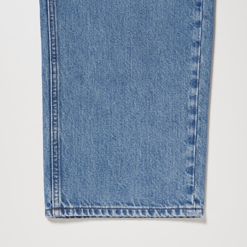 Uniqlo Wide-Fit Muške Traperice Plave | 5023-PALGH