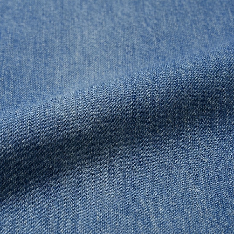 Uniqlo Wide-Fit Muške Traperice Plave | 5023-PALGH