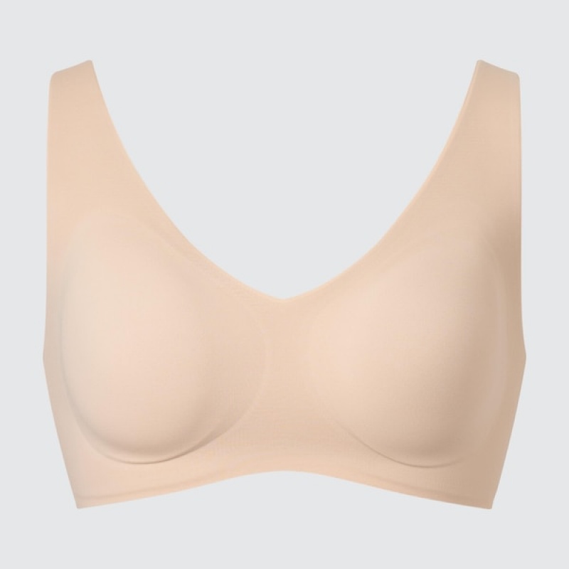 Uniqlo Wireless Ženske Grudnjaci Bež | 1579-FHTIS