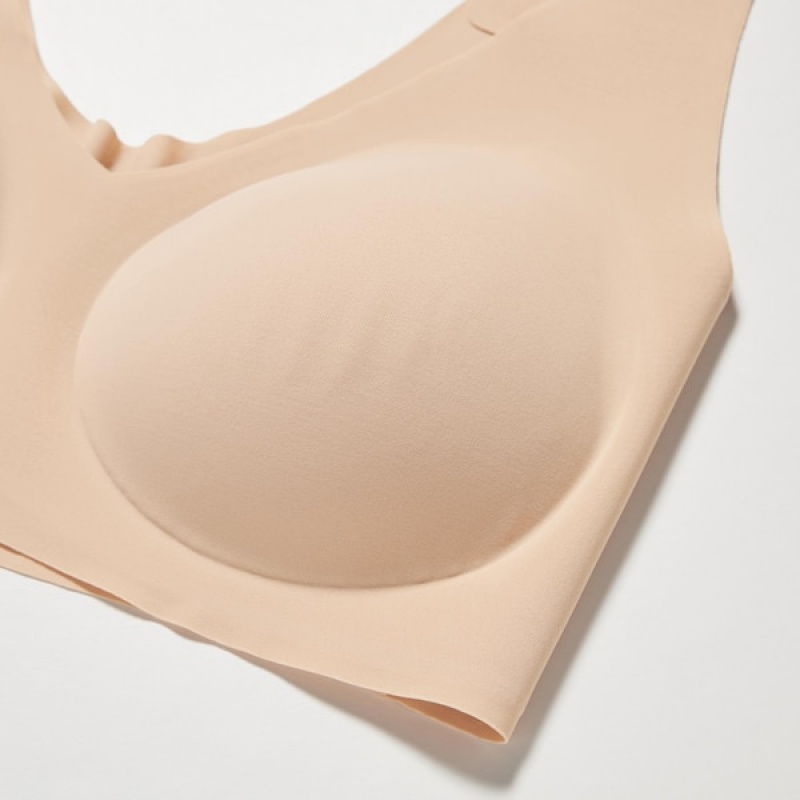 Uniqlo Wireless Ženske Grudnjaci Bež | 1579-FHTIS
