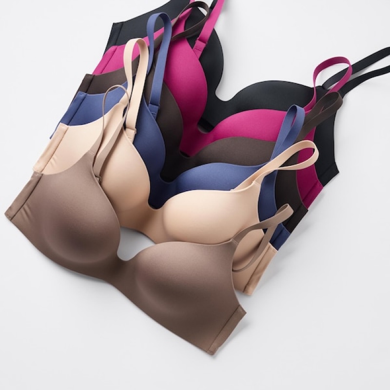 Uniqlo Wireless Ženske Grudnjaci Bež | 1728-LSJXU