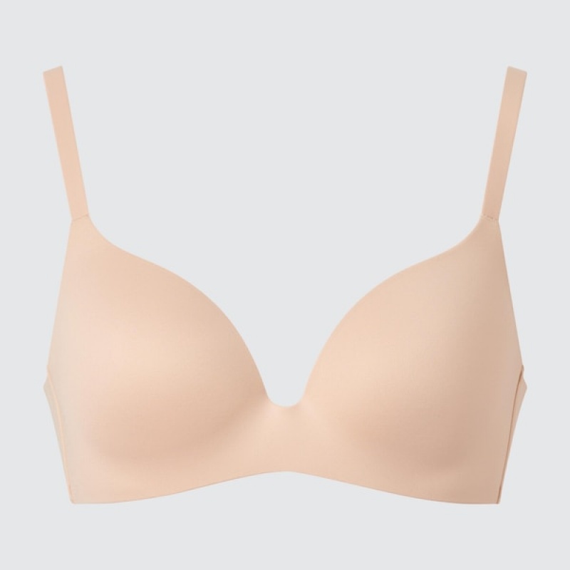 Uniqlo Wireless Ženske Grudnjaci Bež | 1728-LSJXU