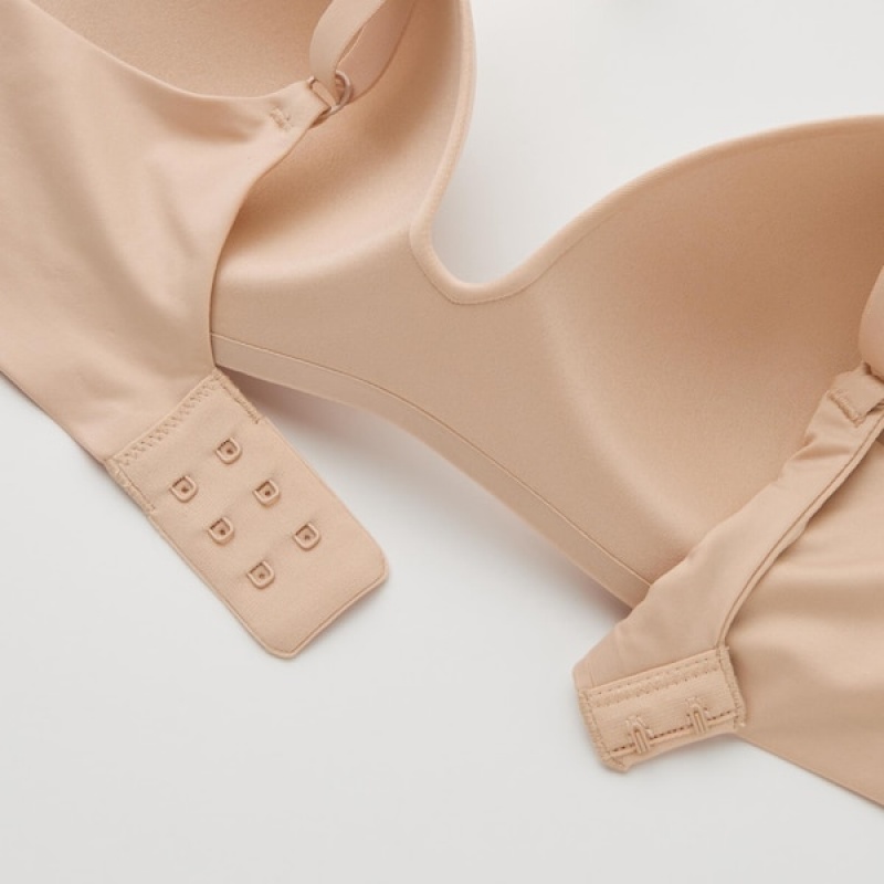 Uniqlo Wireless Ženske Grudnjaci Bež | 1728-LSJXU
