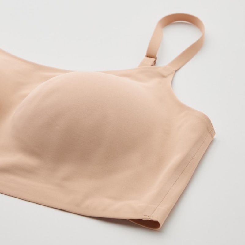 Uniqlo Wireless Ženske Grudnjaci Bež | 6982-BJRHN