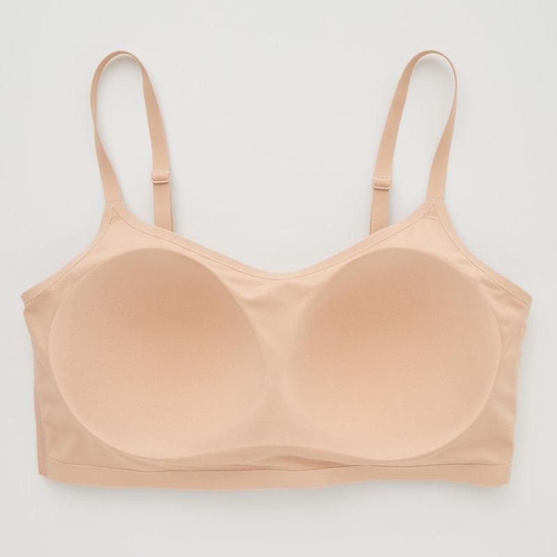 Uniqlo Wireless Ženske Grudnjaci Bež | 6982-BJRHN