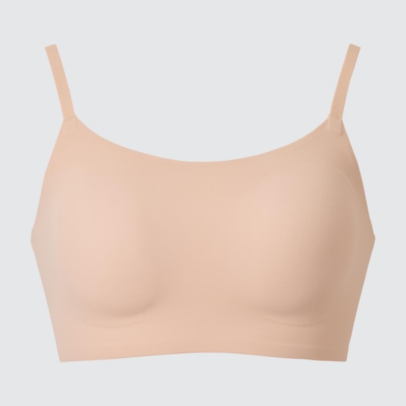Uniqlo Wireless Ženske Grudnjaci Bež | 6982-BJRHN