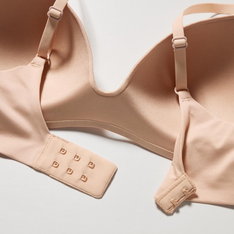 Uniqlo Wireless Ženske Grudnjaci Bež | 7615-NYPSV